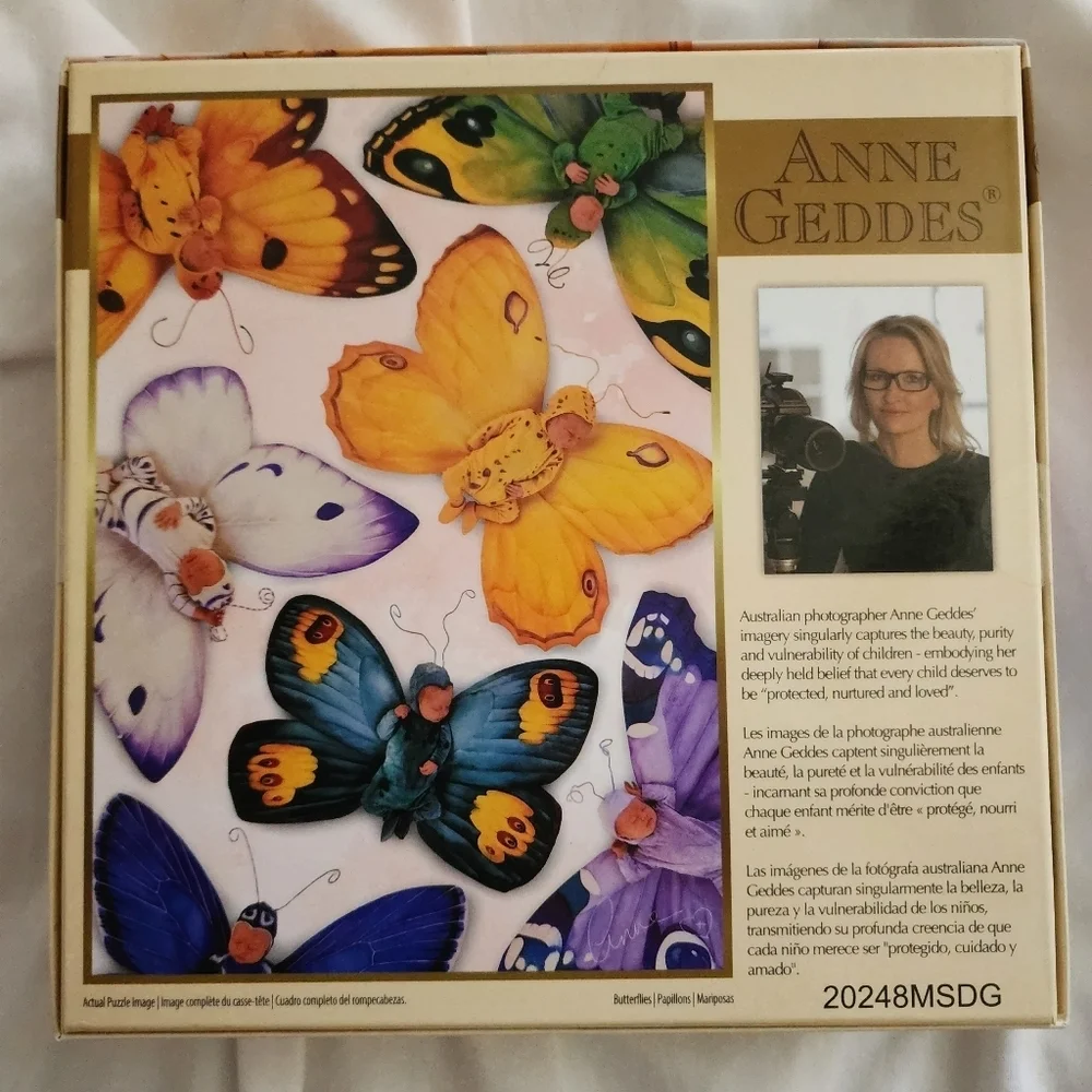 Anne Geddes butterfly puzzle 300 piece NWT - Picture 2 of 6